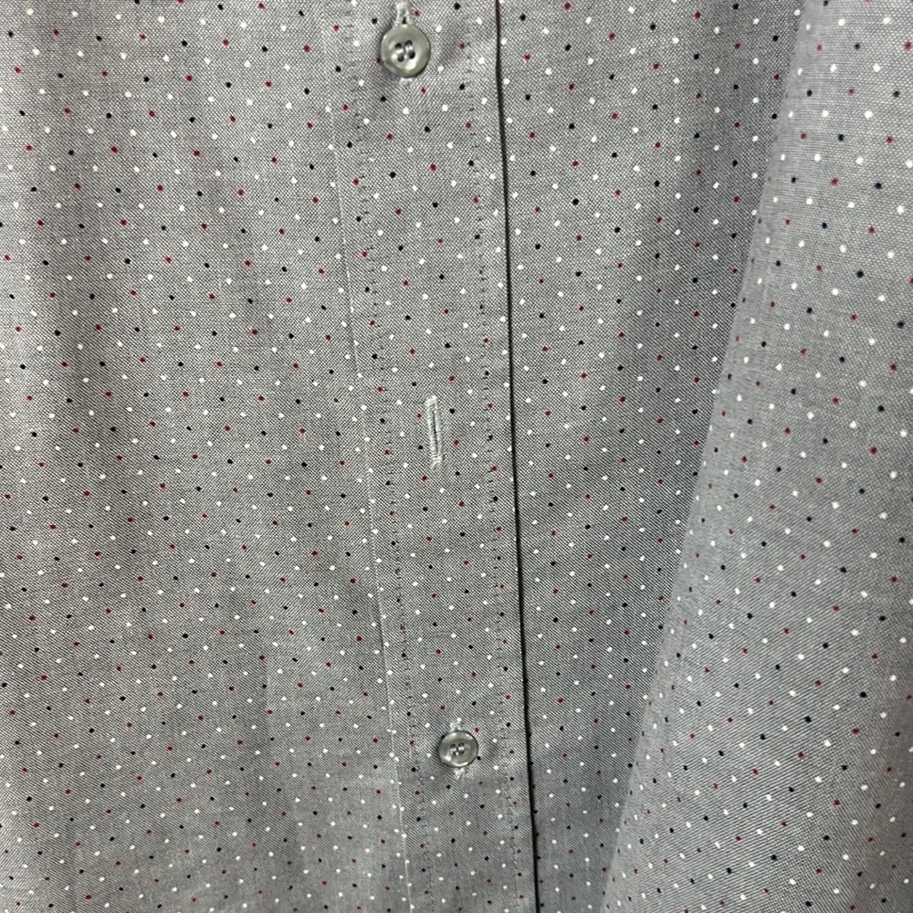 Strangely Normal Long Sleeve Button Down Dress Shirt Size Large - Picture 5 of 9